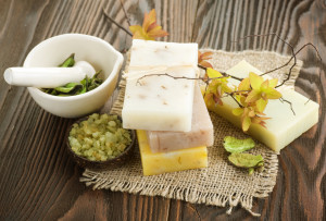 DIY soap center piece