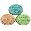 Floral Ovals Soap Mold