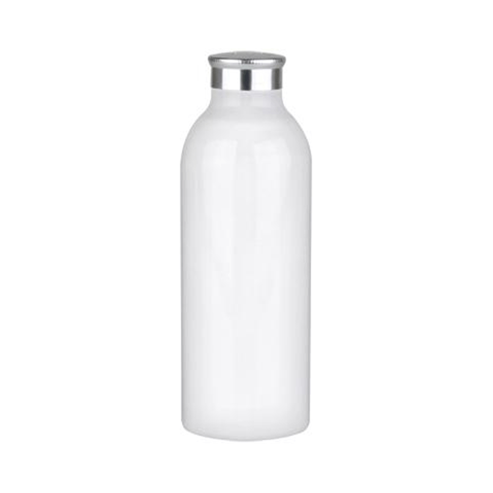 10017 6oz White Aluminum Powder Shakers - Powder Shaker Bottles
