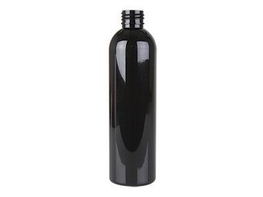 Black 8oz PET Bullet Bottle