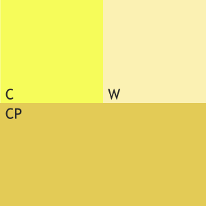 Caribbean Yellow Gel Color