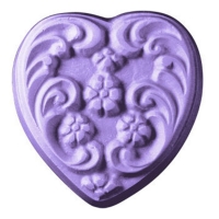 Floral Heart Soap Mold