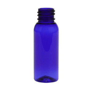 1oz Cobalt Blue PET Bullet Bottles