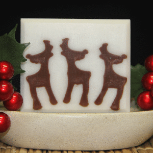 Brown Reindeer Soap Embed