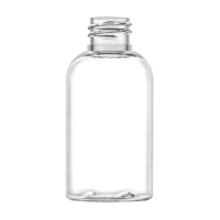 2oz Clear PET Boston Round Bottles