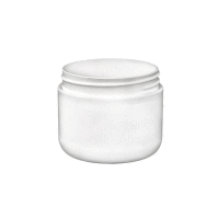 2oz White Double Wall Jars