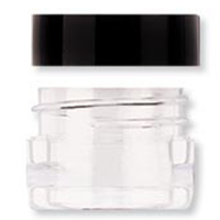 4ml Acrylic Jar W/Black Lid