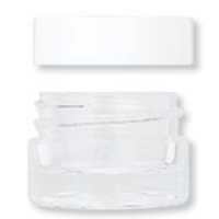 4ml Acrylic Jar W/White Lid