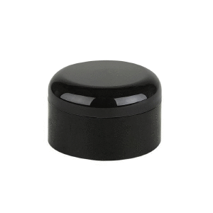 1oz Black Double Wall Jars W/Lid