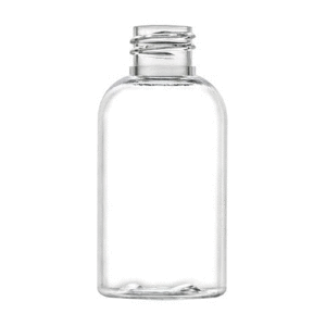 2oz Clear PET Boston Round Bottles